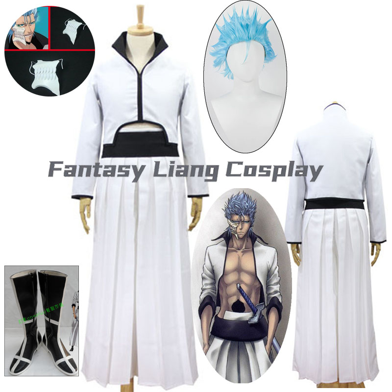 Women Shoes Japan - Anime Grimmjow Jeagerjaques Cosplay Costume Wig