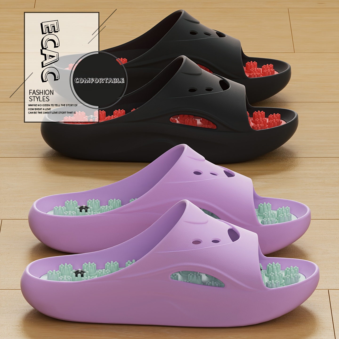 Women Men EVA Massage Slippers - đánh giá và giá Women'S Shoes Cloud