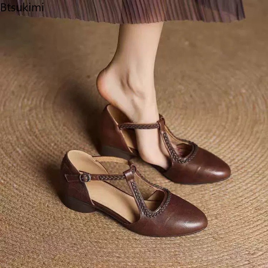 New Summer Women's Retro Hollo - đánh giá và giá Women Shoes Sandals