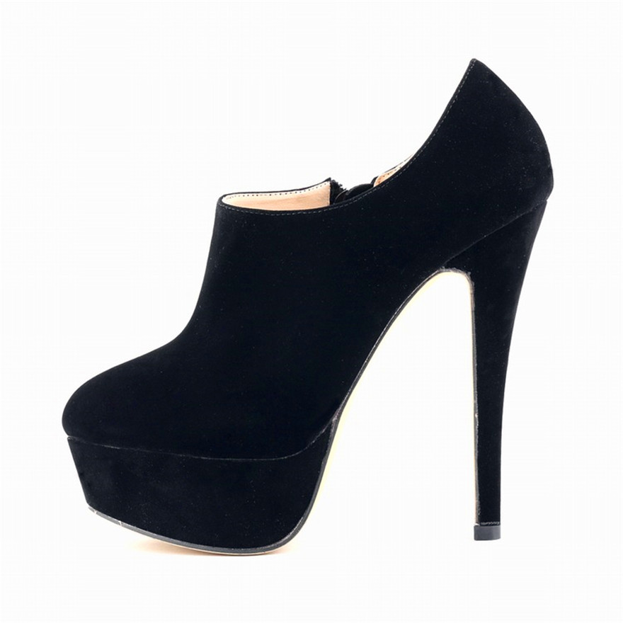 4Cm Nền Tảng Mỏng Giày Cao Gót - đánh giá và giá Block Heel Ankle Boots