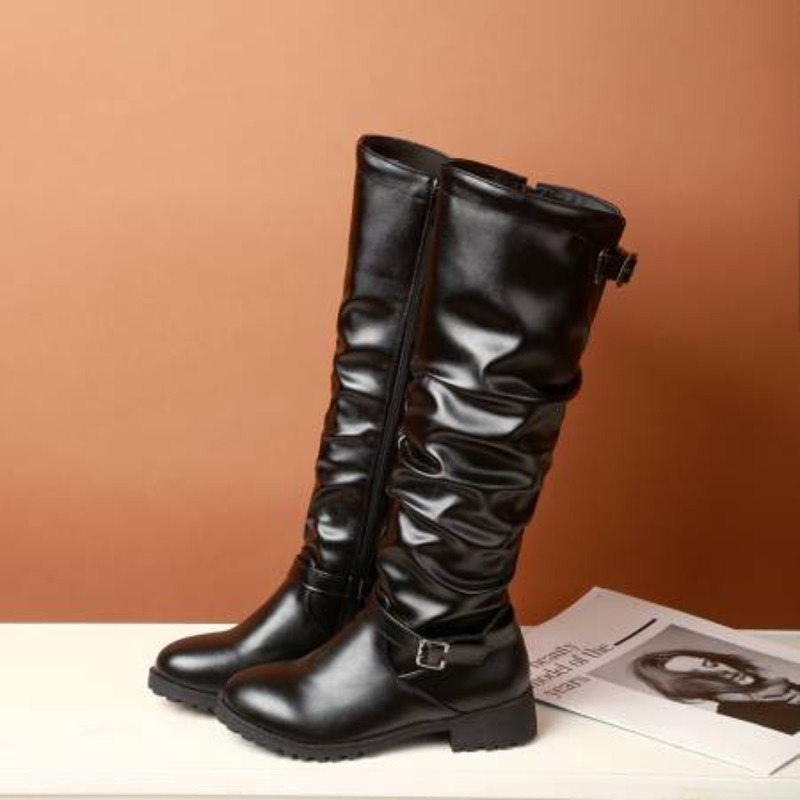 2025 Female Zip Leather Knee H - đánh giá và giá Women'S Shoes Yellow