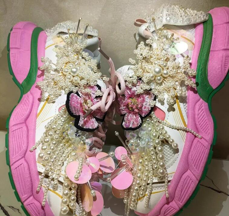 Princess style Pearl Beadings  - đánh giá và giá Women'S Shoes Com