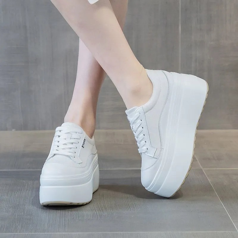 8cm New Canvas Genuine Leather - đánh giá và giá Women'S Shoes Com