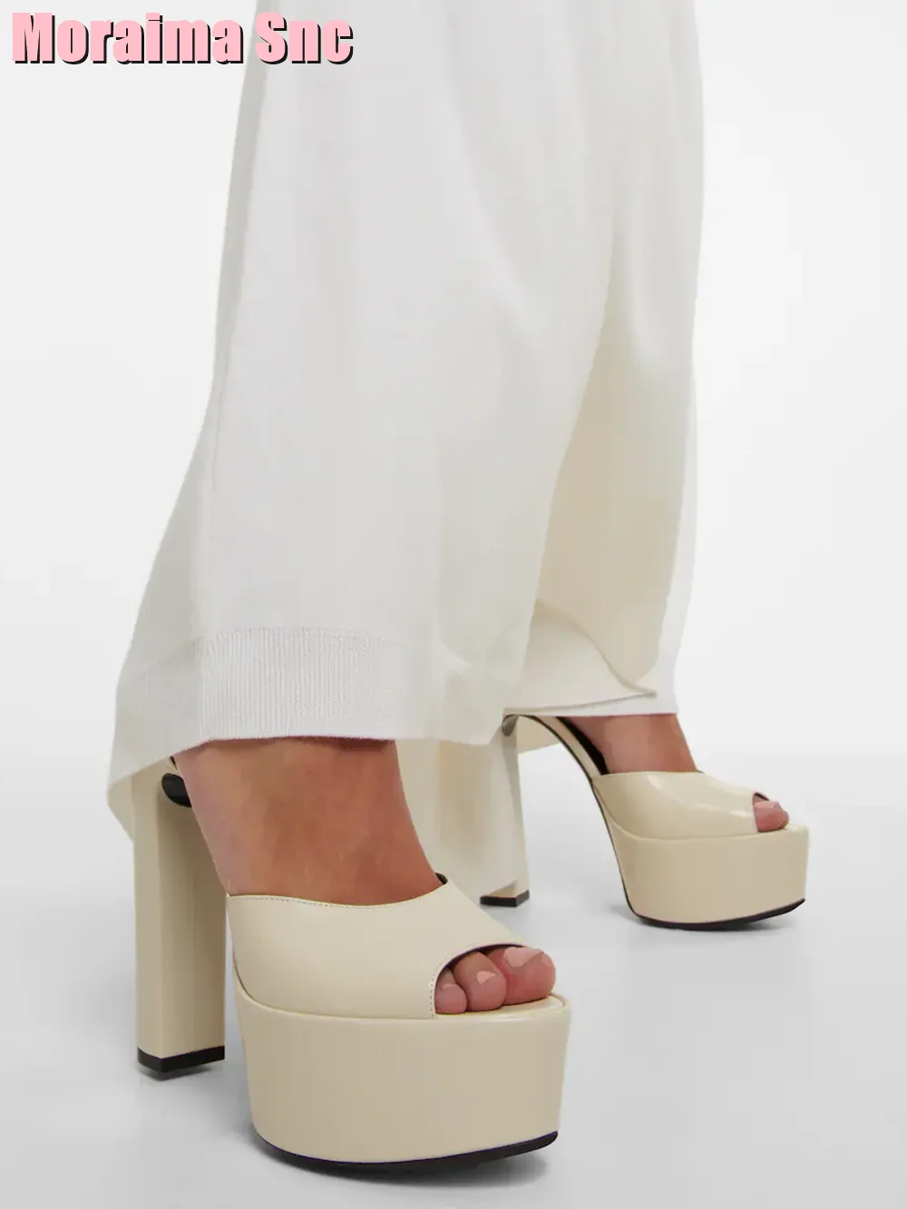 Peep Toe Platform Patent Leath - đánh giá và giá Block Heel Ankle Boots