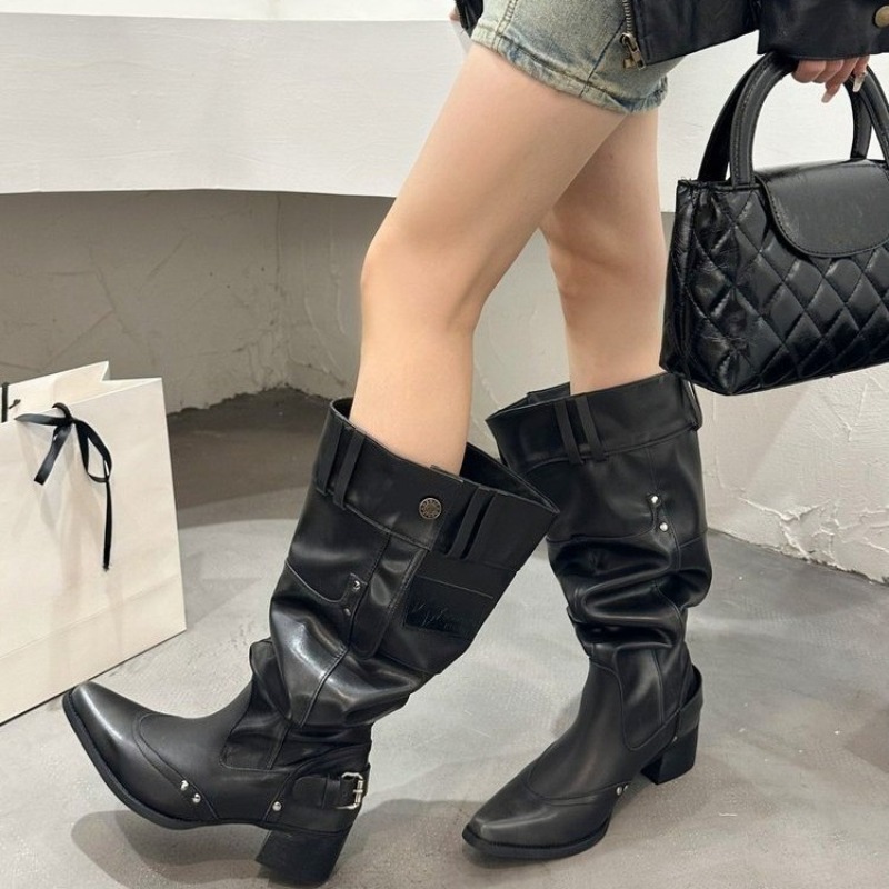 Wrapped Single Boots for Women - đánh giá và giá Block Heel Ankle Boots