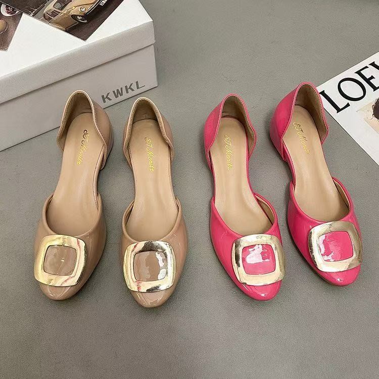 Fashion Square Buckle Hollow F - đánh giá và giá Women Shoes Sandals
