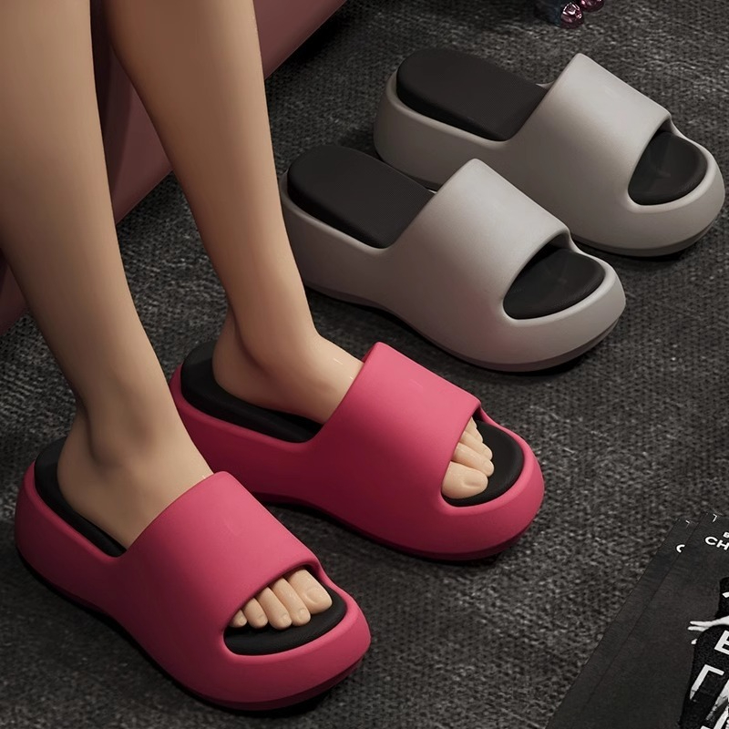 Rose Red EVA Cloud Slippers fo - đánh giá và giá Women'S Shoes Cloud