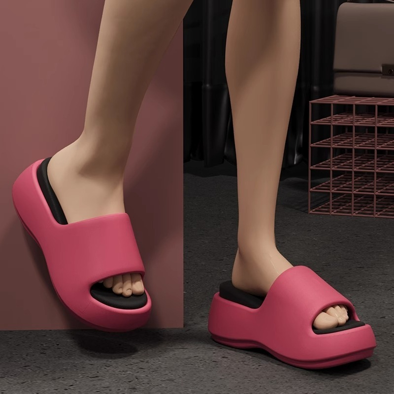 Rose Red EVA Cloud Slippers fo - đánh giá và giá Women'S Shoes Cloud