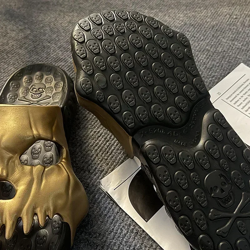 Summer Men Skull Slipper Y2k C - đánh giá và giá Women'S Shoes Cloud